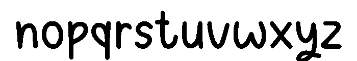 Loopy Stardust Font LOWERCASE