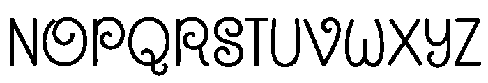 Loopzy Font UPPERCASE