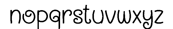 Loopzy Font LOWERCASE