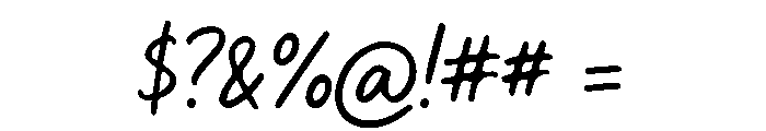 Loose End Font OTHER CHARS