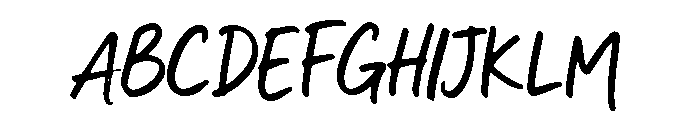 Loose End Font UPPERCASE
