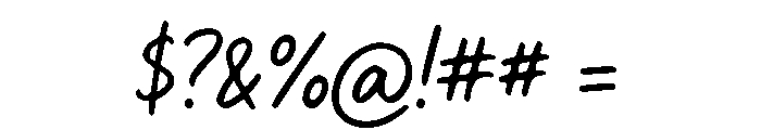 LooseEndRegular Font OTHER CHARS