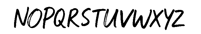LooseEndRegular Font UPPERCASE