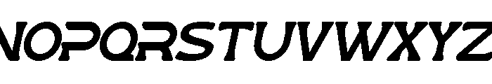 Lootta Italic Font UPPERCASE