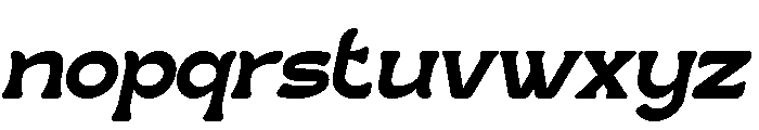 Lootta Italic Font LOWERCASE