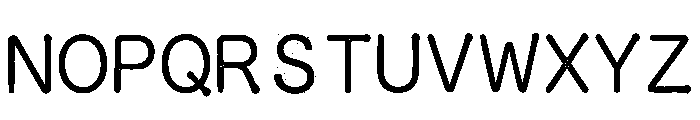 Lophu Regular Font LOWERCASE