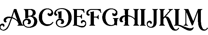 LopmanSerif Font UPPERCASE
