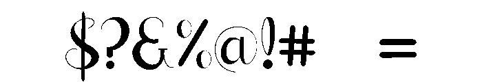 Lora Font OTHER CHARS