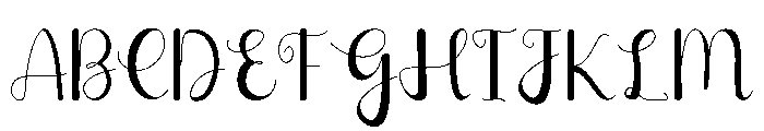 Lora Font UPPERCASE