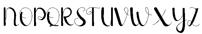 Lora Font UPPERCASE