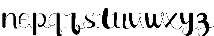 Lora Font LOWERCASE