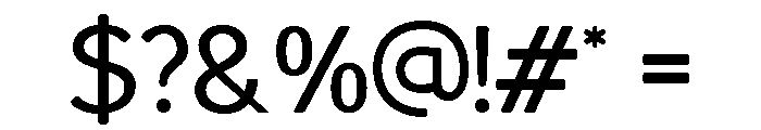 Lorafian Regular Font OTHER CHARS