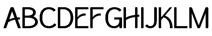 Lorafian Regular Font UPPERCASE