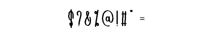 Lord Beachy Font OTHER CHARS