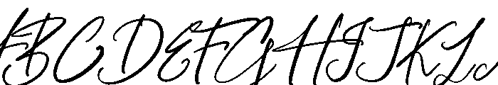 Lost Angelica Font UPPERCASE