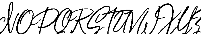 Lost Angelica Font UPPERCASE