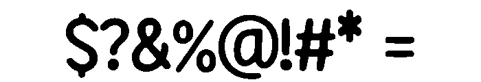 Lost_Pigeon Font OTHER CHARS