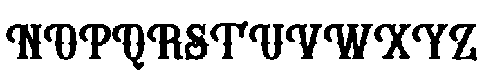 Lost Font UPPERCASE