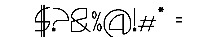 LostInAstra Font OTHER CHARS