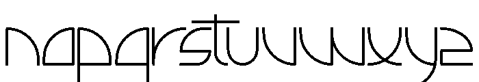 LostInAstra Font LOWERCASE