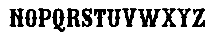 Lost Font LOWERCASE