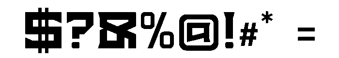 Lotterie Font OTHER CHARS