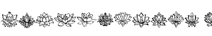 Lotus Line Set FONT