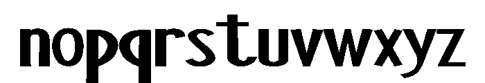 Lotus Lotus Font LOWERCASE