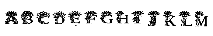 Lotus Regular Font UPPERCASE