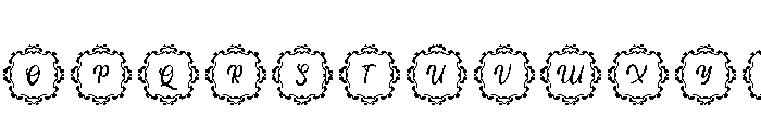 Lotus Wedding Font UPPERCASE