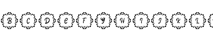 LotusWeddingRegular Font UPPERCASE