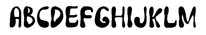 Loubak Comic Regular Font UPPERCASE