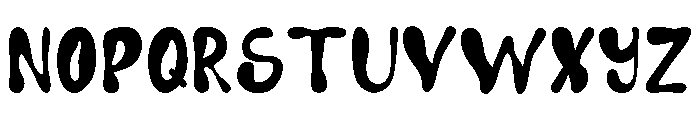 Loubak Comic Regular Font UPPERCASE