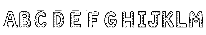 Louie Regular Font UPPERCASE