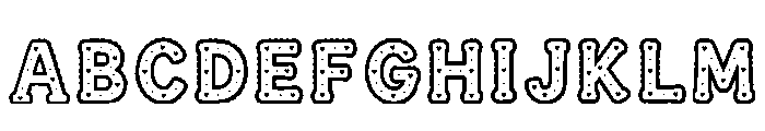 Louis Regular Font UPPERCASE