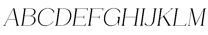 Louisbele Italic Font UPPERCASE