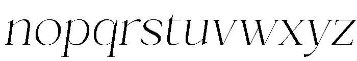 Louisbele Italic Font LOWERCASE