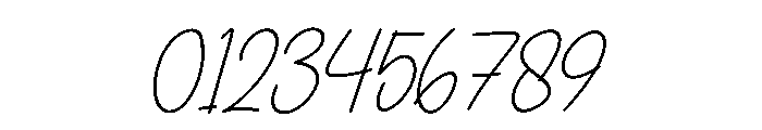 Louison Adriana Italic Font OTHER CHARS