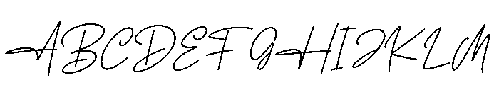 Louison Adriana Italic Font UPPERCASE