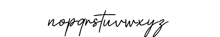 Louison Adriana Italic Font LOWERCASE