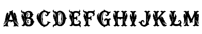 Lourdes Regular Font UPPERCASE