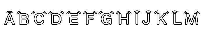 Louse Regular Font UPPERCASE