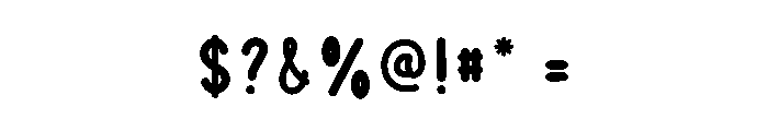 Love Baby Bear Font OTHER CHARS