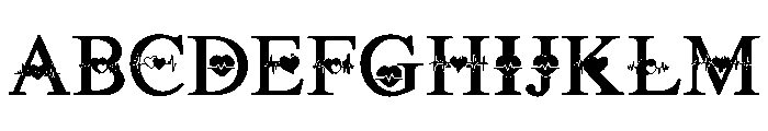 Love Beat Font UPPERCASE