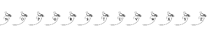 Love Bird Wedding Font LOWERCASE