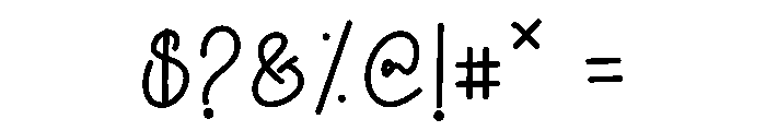 Love Charm Font OTHER CHARS
