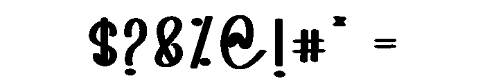 Love Coming Font OTHER CHARS