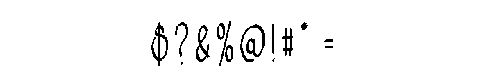 Love Cuickly Font OTHER CHARS