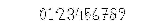 Love Digital Font OTHER CHARS