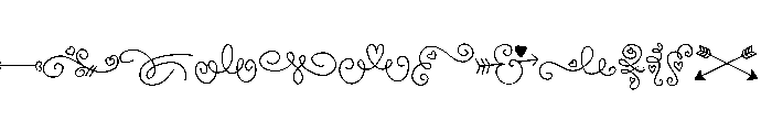 Love  Doodles Font UPPERCASE